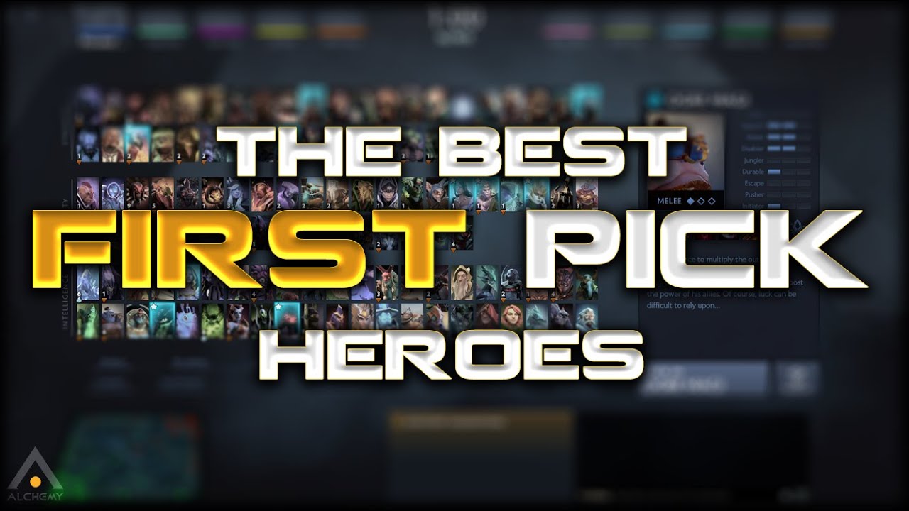 Dota 2: The Best First Pick Heroes in the Current Meta | Pro Dota 2 Guides
