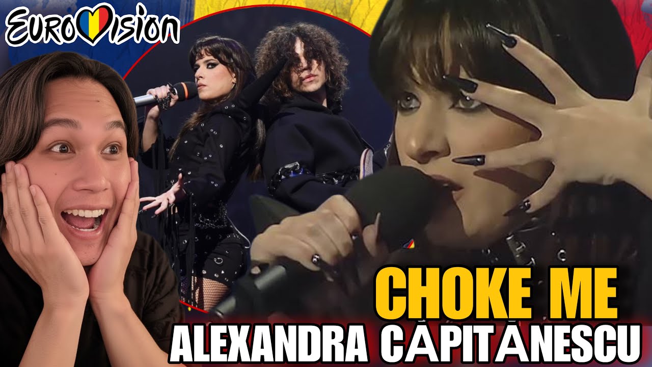 Alexandra Căpitănescu – Choke Me |  🇷🇴 Romania | National Performance | #eurovision2026 REACTION