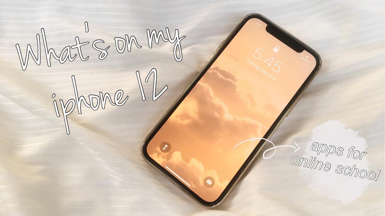 what’s on my iphone *aesthetic & minimalist IOS 14* + apps i use for online school and productivity