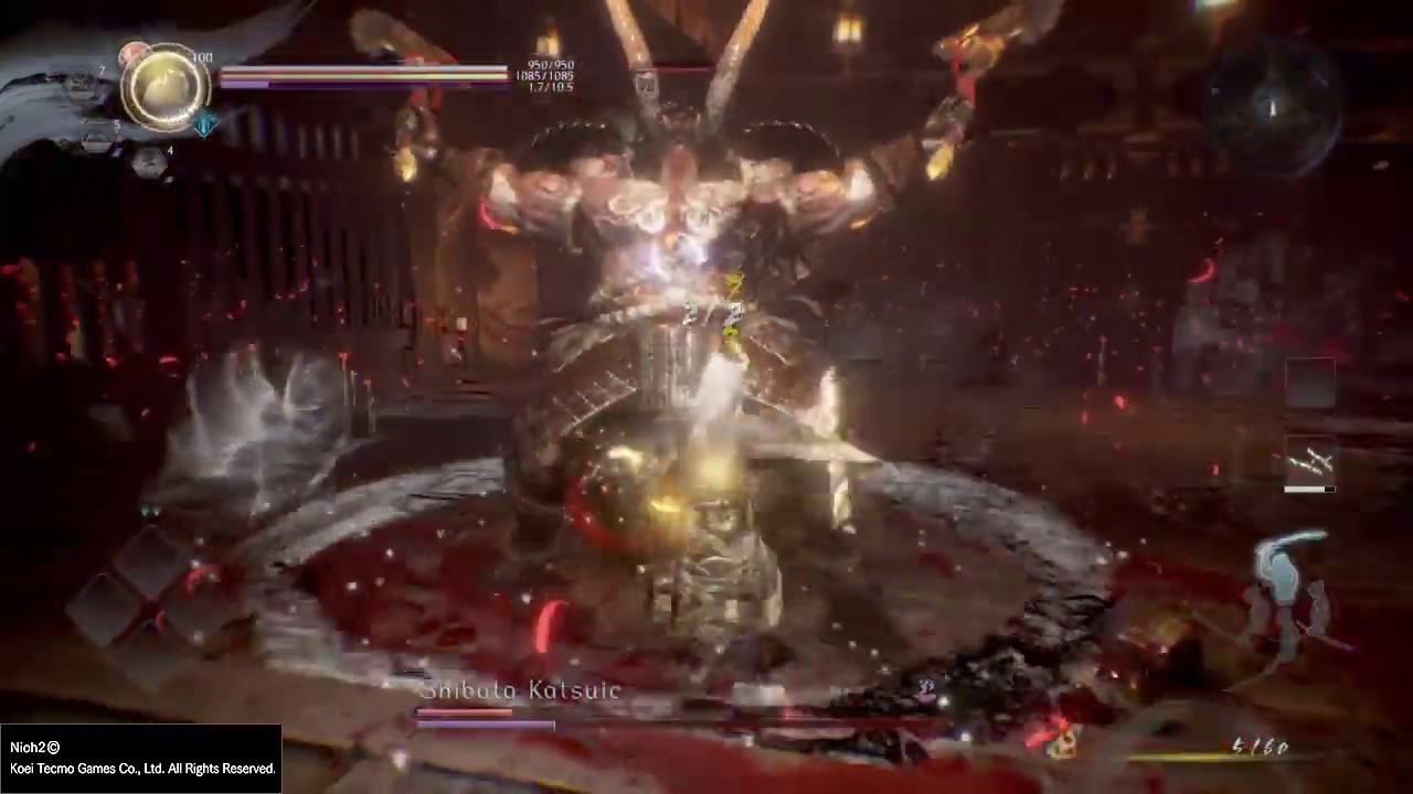 Nioh 2 - Level 1 - Twilight Region Bosses (Tonfa/No Damage)