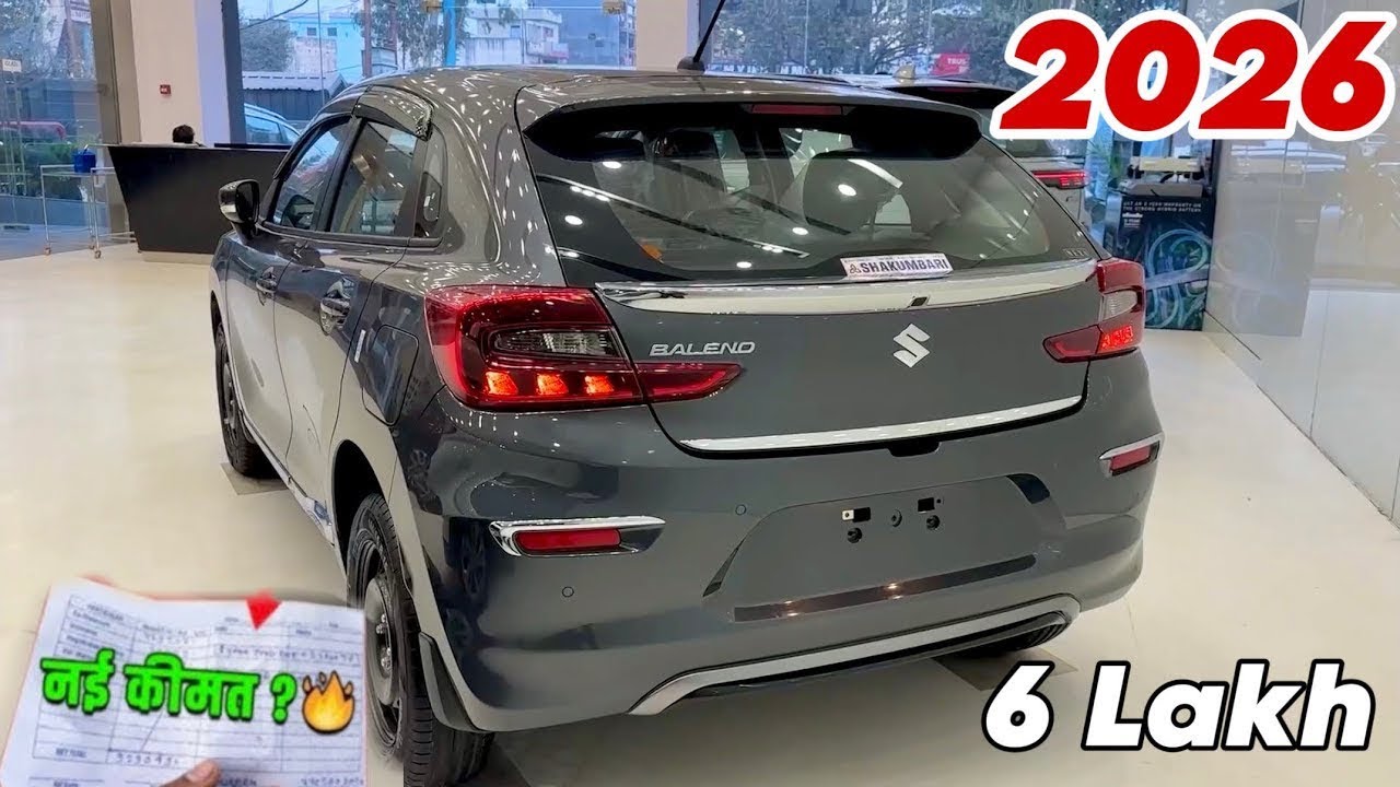 2026 New BALENO Updated Gst Cut 2nd Base Model Delta || Maruti Suzuki BALENO 2026 Grey Review   