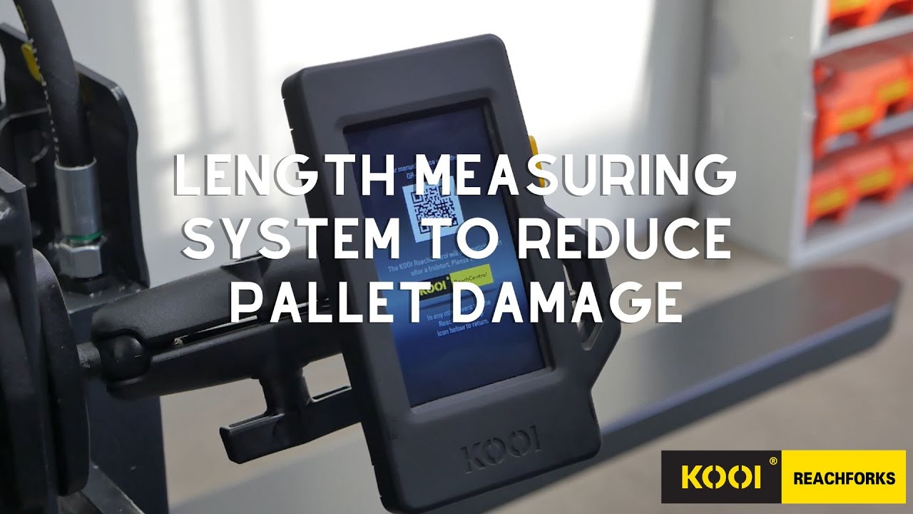 KOOI® ReachControl App - Accurate and Efficient Pallet Length-Measurement System