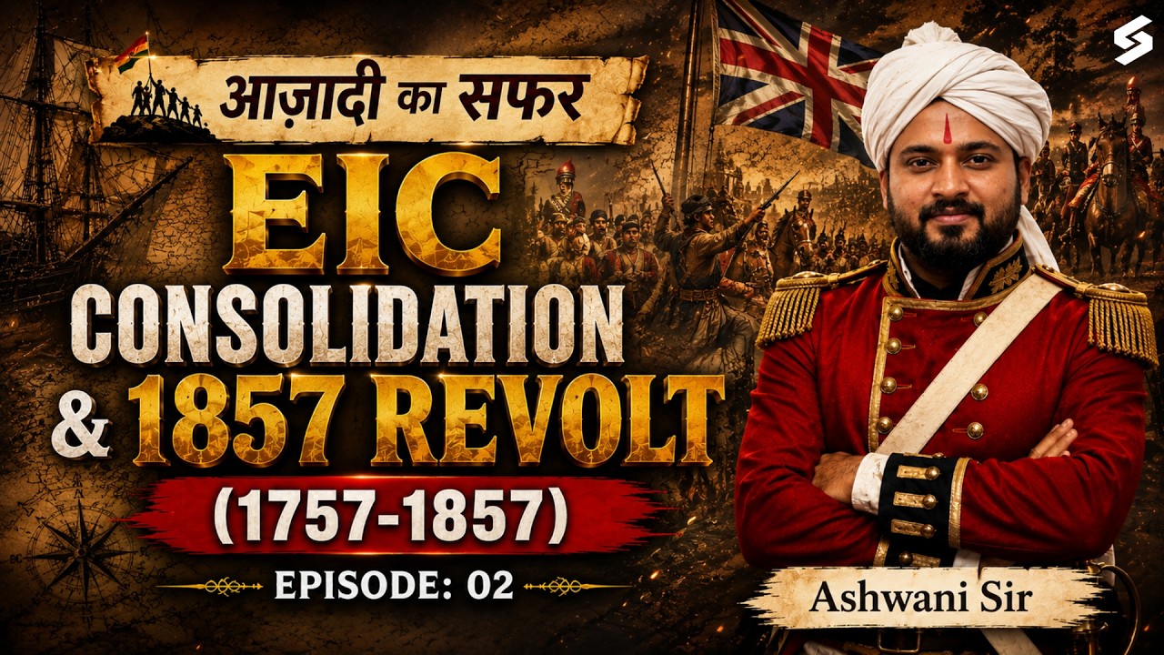 UGC NET History Classes | EIC Consolidation & 1857 Revolt (1757-1857) | UGC NET History By Ashwani
