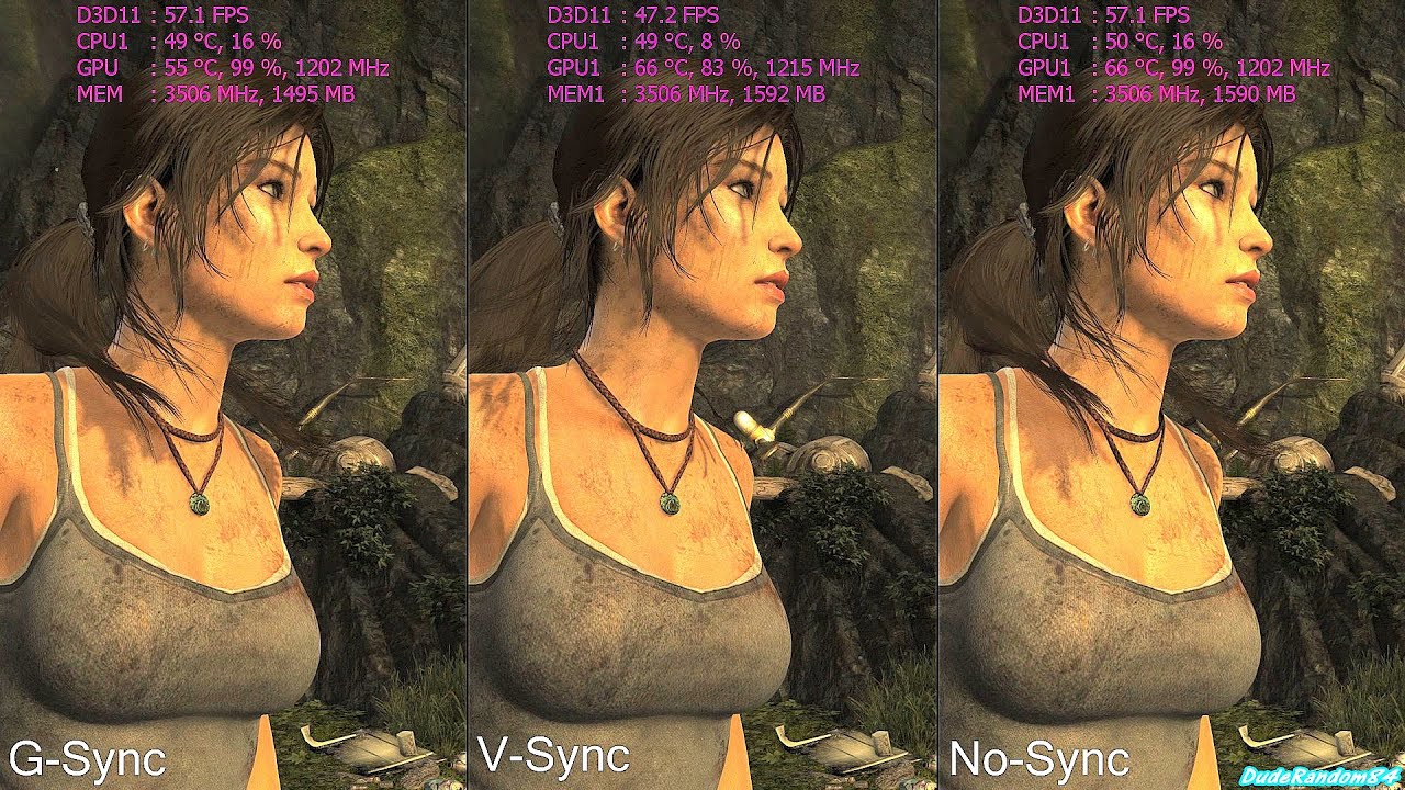 G-Sync Vs V-Sync Vs No-Sync | Stutter Test