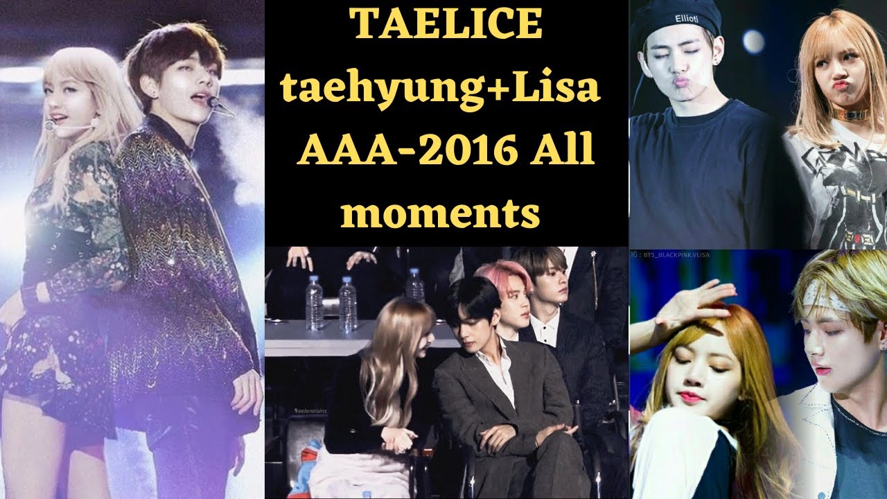 TAELICE- Taehyung and Lisa 2016-AAA all moments |taelice |vlisa |taelicejealousmoments