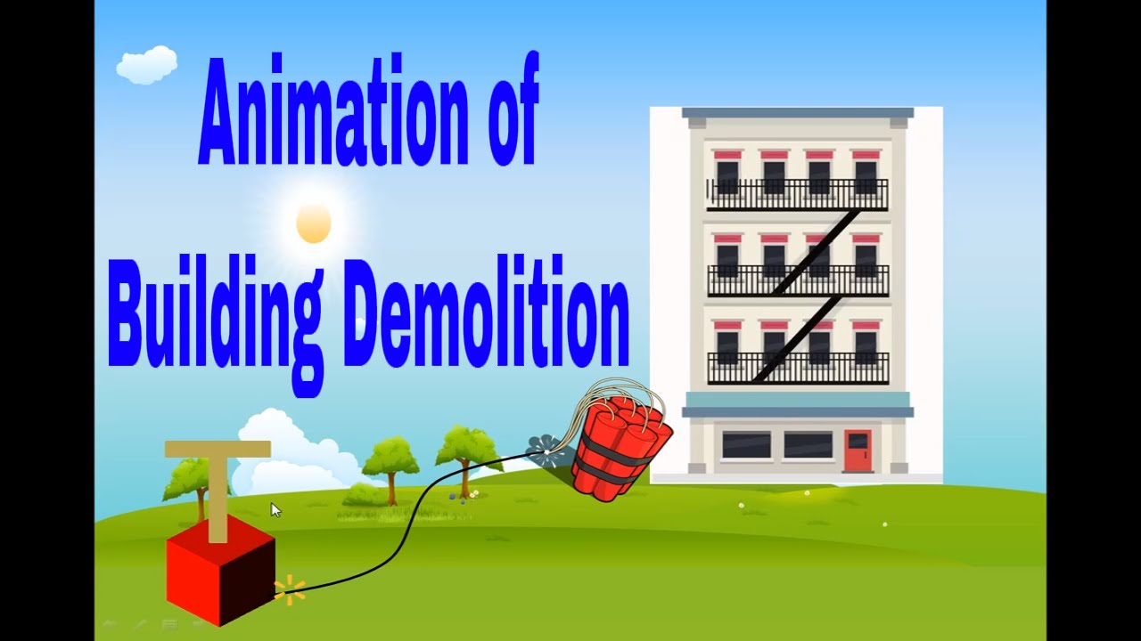 Cool Animation Effects: PowerPoint Animation Tutorial of Building Demolition