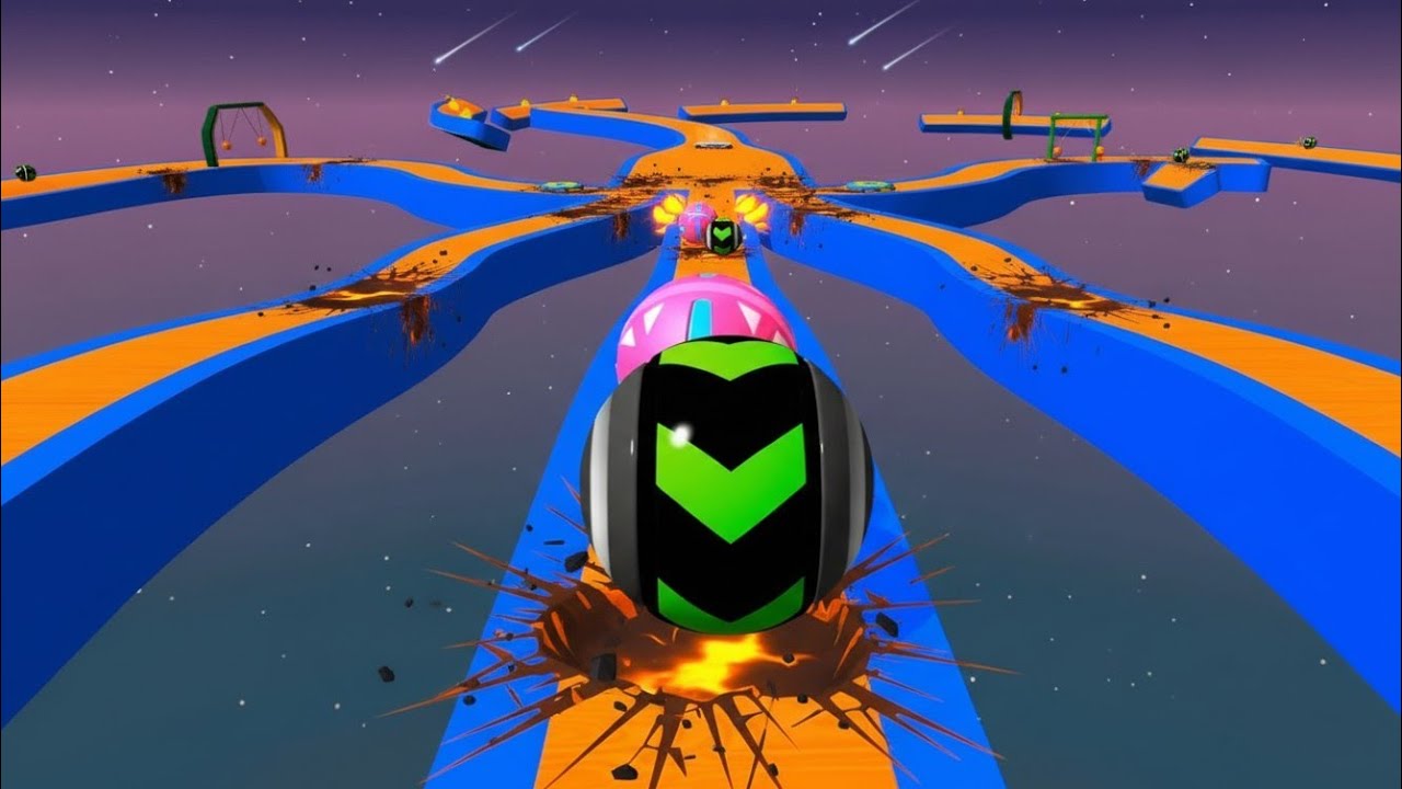 Going Balls, SpeedRun, Going Balls Portal Run Gameplay Level 637383