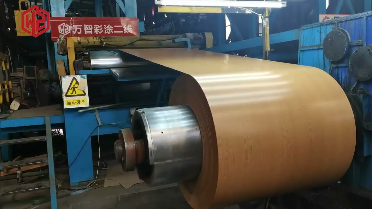 Oak Wood Grain PPGI Coil Production Process