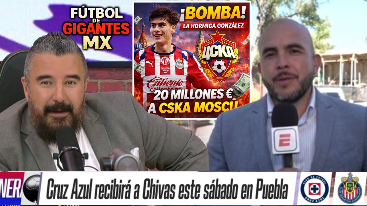 ¡OFERTA POR LA HORMIGA DESDE CSKA 20 MDD! Alvaro Morales ARDIDO por Chivas Favorito vs Cruz Azul