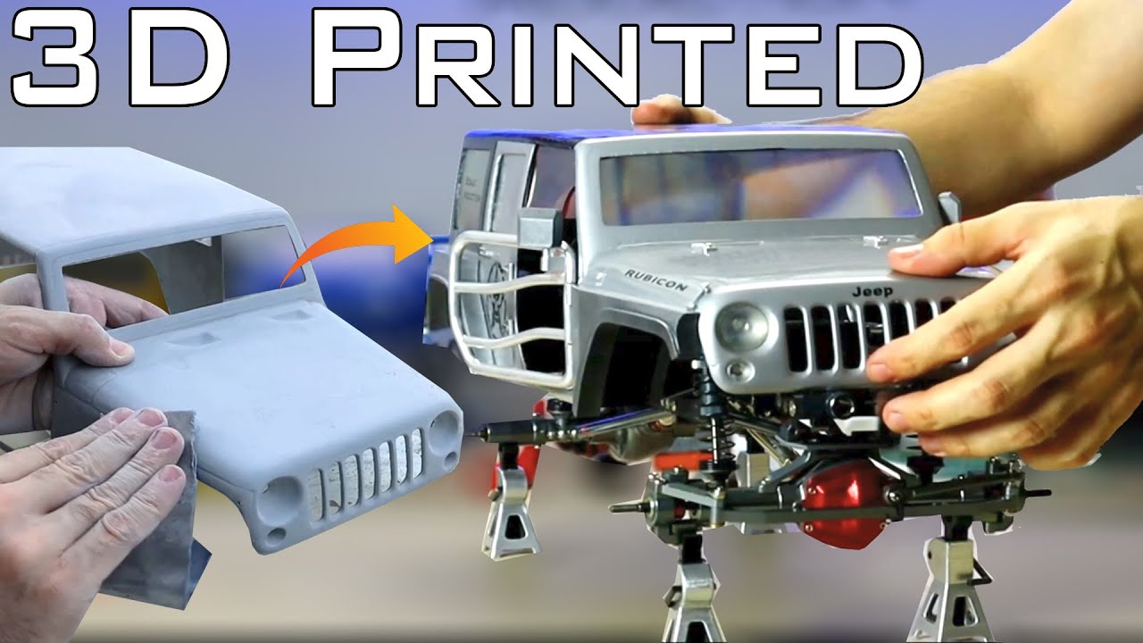 How to 3d print and paint rc car body