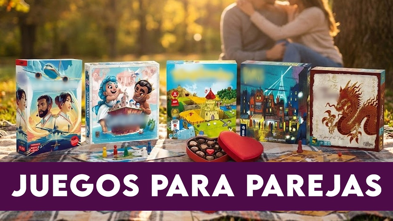 10 APASIONANTES juegos de mesa para 2 personas