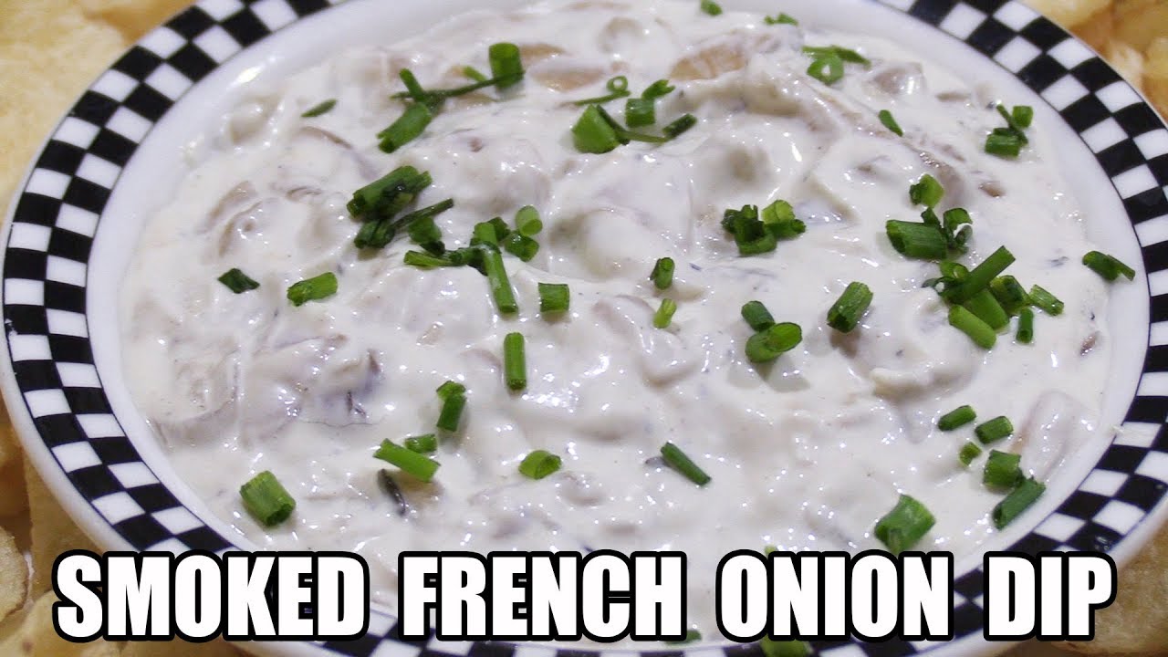 Smoked French Onion Dip - REAL Onions NO Soup Mixes - The Wolfe Pit