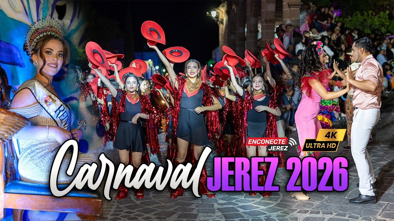 Colorido y divertido CARNAVAL JEREZ 2026 