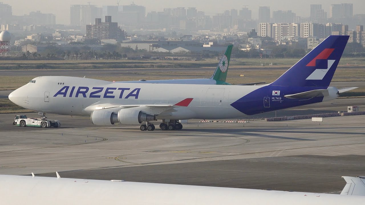 仁川航空首個新標準塗裝747貨機！桃園機場飛機起降｜Air Zeta New Livery! Plane Spotting at Taipei Taoyuan Airport (TPE/RCTP)