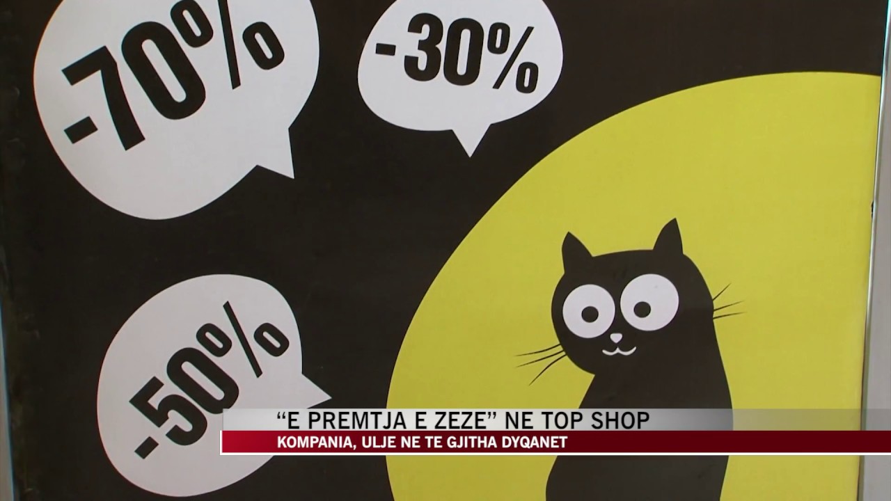 “E premtja e zezë” në Top Shop, ulje në të gjitha dyqanet - News, Lajme - Vizion Plus