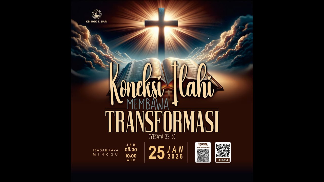 Ibadah Raya Minggu Sesi II | 25 Januari 2026, Pkl 10.00 WIB | Pdt. Leonardo Pangaribuan