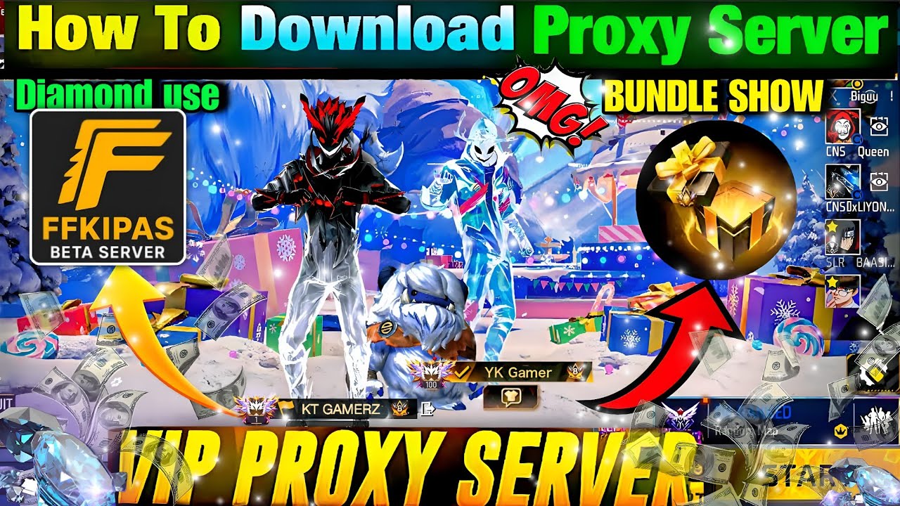 FFKIPAS VIP PROXY SERVER — BUNDLE SHOW & DIAMOND USE 😱 Full DETAILS 