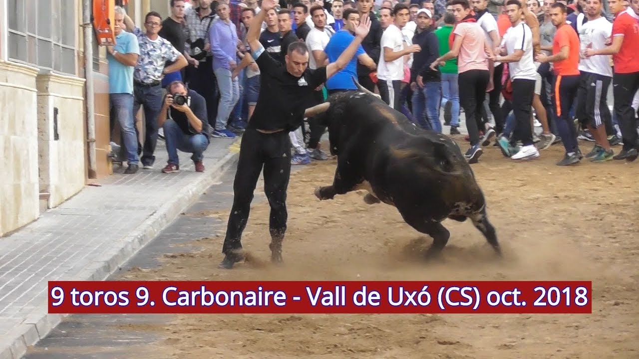 Fiestas del Stmo. Cristo del Calvario (Carbonaire) -9 Toros La Vall de Uxó (2018)