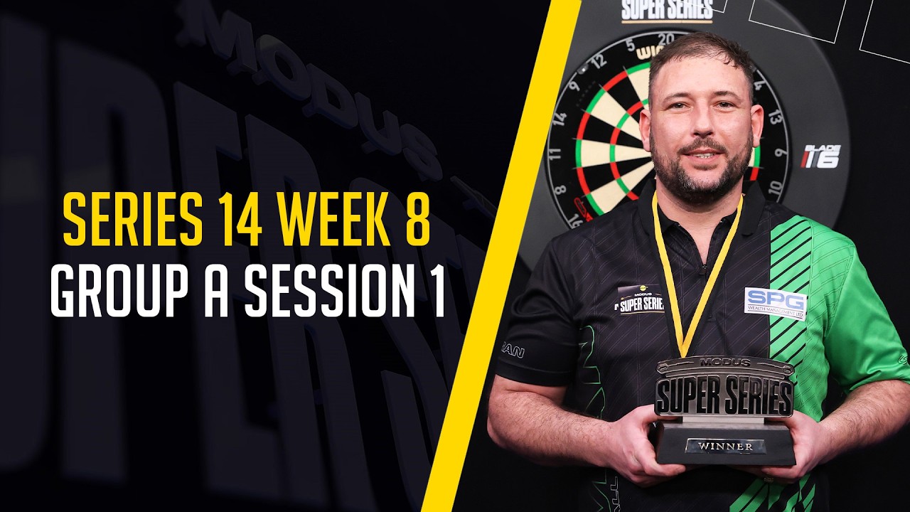 IT'S ALL ON THE LINE! 📈💯 | Live Darts |  Series 14  Week 8 | Group A Session 1