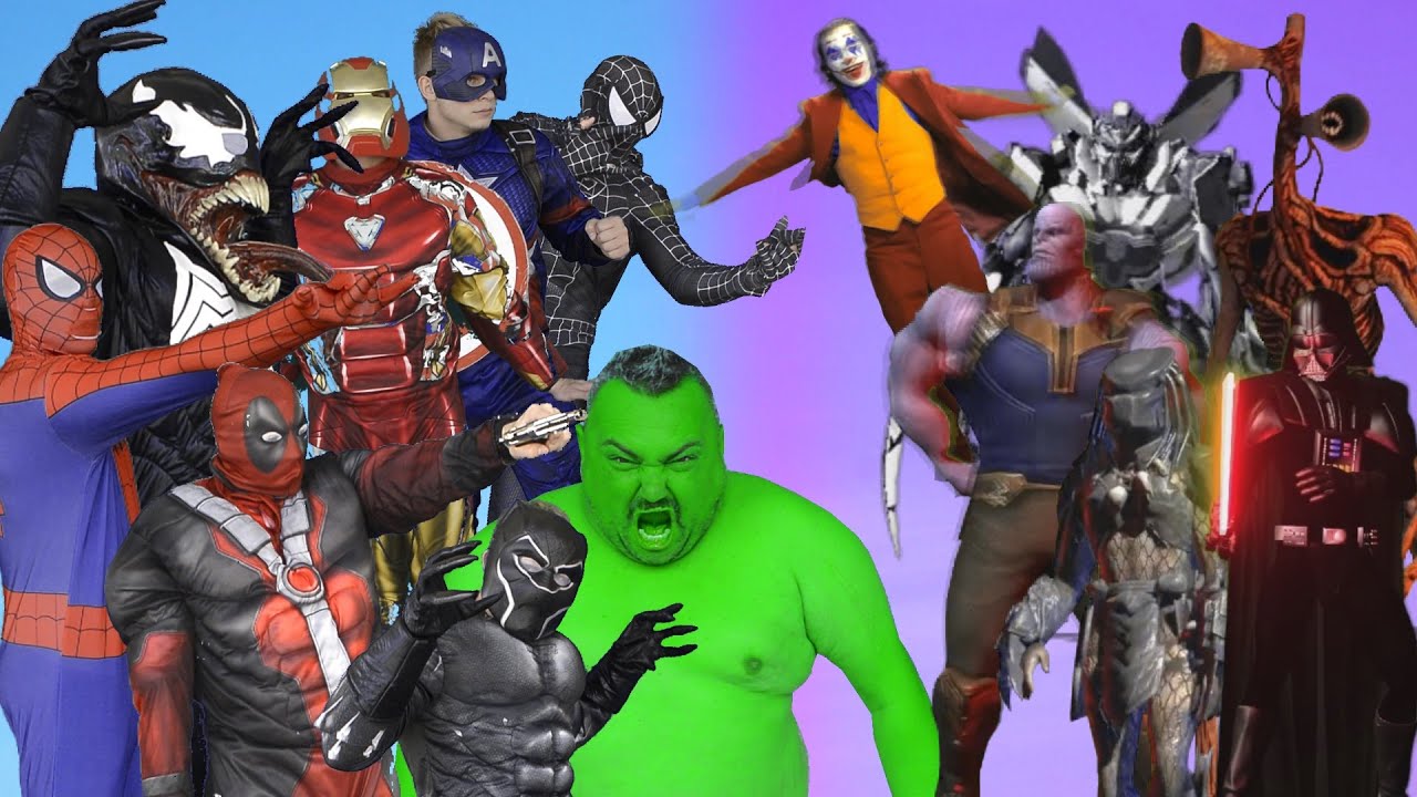 Superheroes VS Super Bad Guys