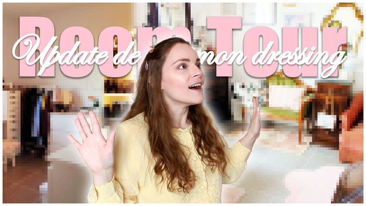 ROOM TOUR UPDATE DE MON DRESSING VINTAGE COQUETTE JUSTINE DUERRE
