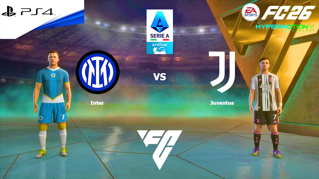 FC 26 PS4 - Inter vs Juventus | Lega Serie A 25/26