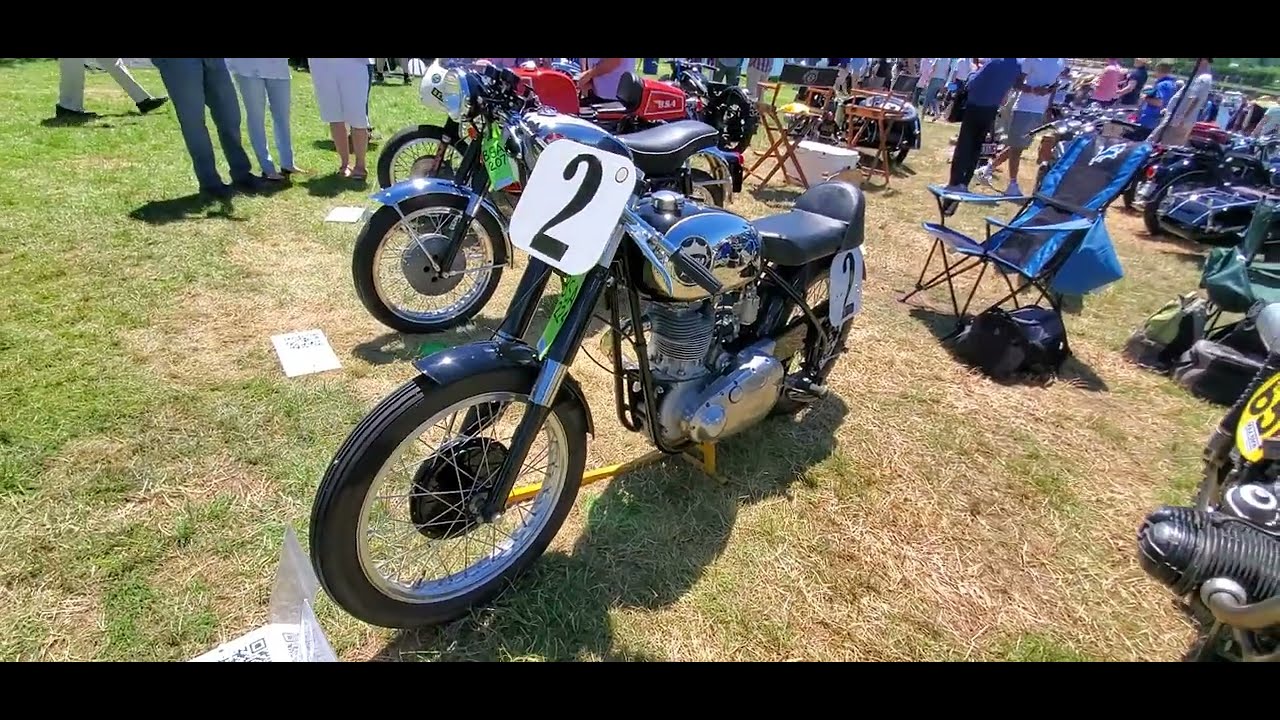 Classic 1954 BSA Daytona Gold Star Beach Motorcycle Racer