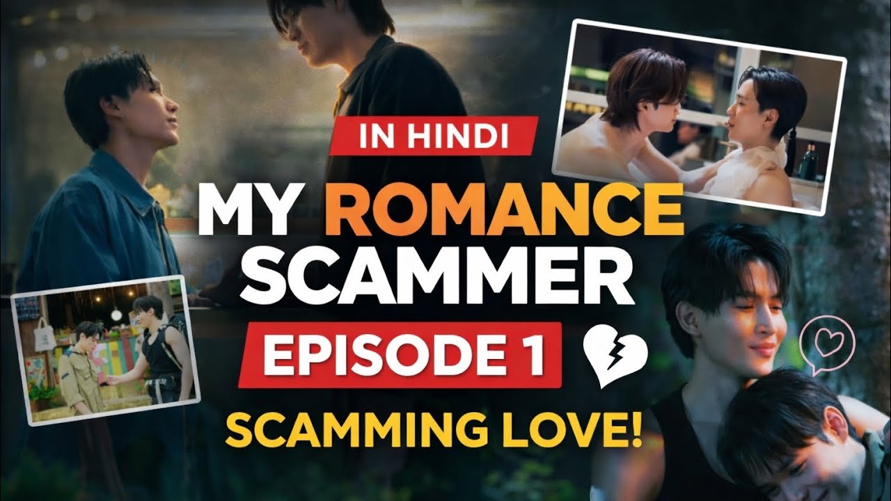 Pyaar Ya Scam? 😱 | My Romance Scammer Episode 1 Explained in Hindi | BL Series #bl #gmmtv #blseries 