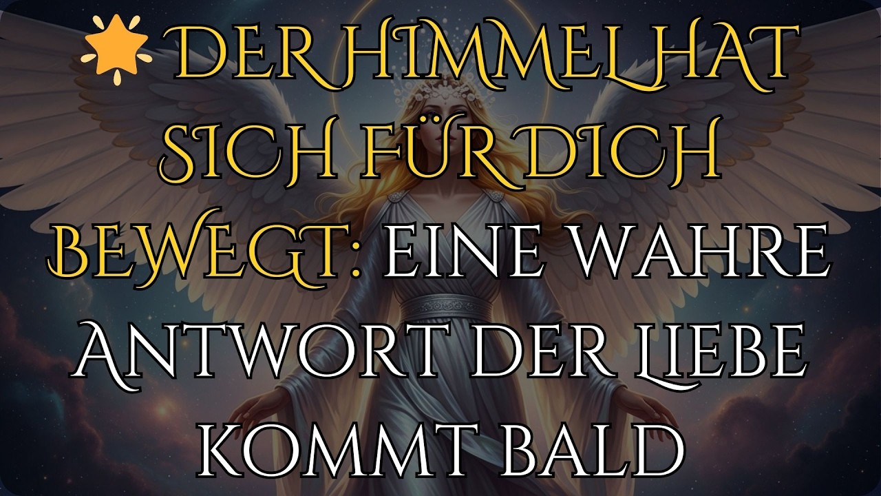 🌟 DER HIMMEL HAT SICH FÜR DICH BEWEGT: eine wahre Antwort der Liebe kommt bald