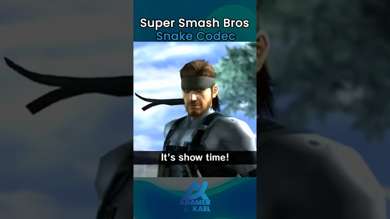 Знаете ли вы? Кодек Snake для Smash Bros. #smashbros