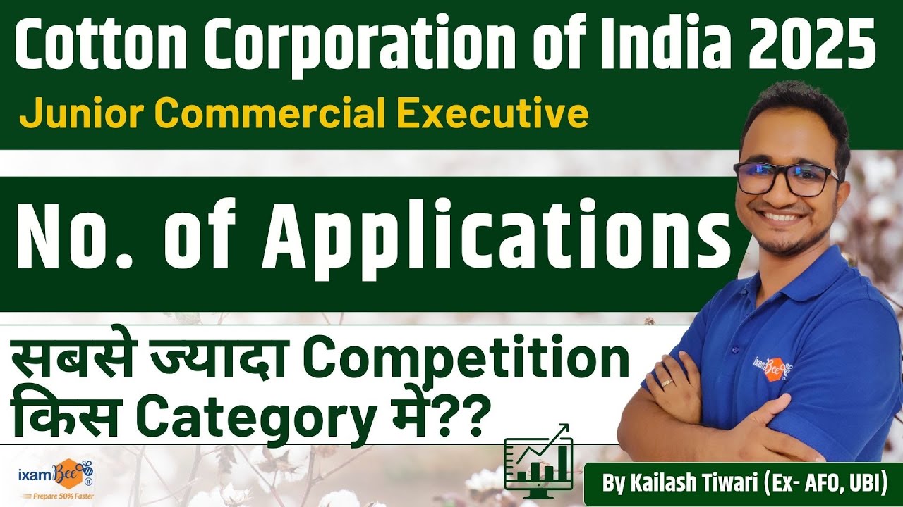 CCI Recruitment 2025 | Number of application || Competition level || By Kailash Sir