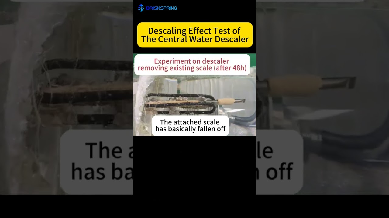 Salt Free Water Descaler for Hard Water Treatment in Home Plumbing
