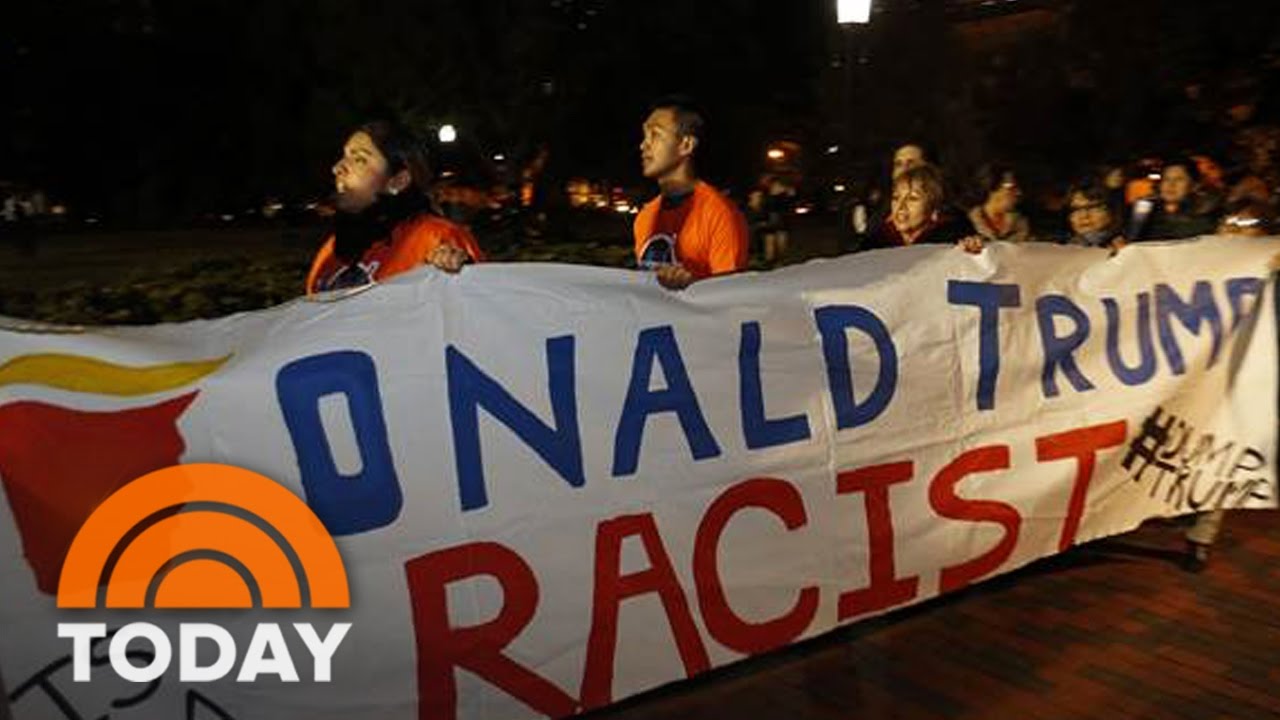 &lsquo;Not My President&rsquo;: Anti-Donald Trump Protests Erupt Across The Country After Election | TODAY
