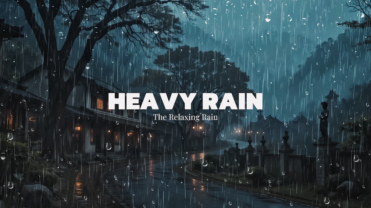 ASMR Rain on Cabin Roof 🌧️ Cozy Rain Sounds for Sleeping Fast | Relaxing Night Rain Ambience
