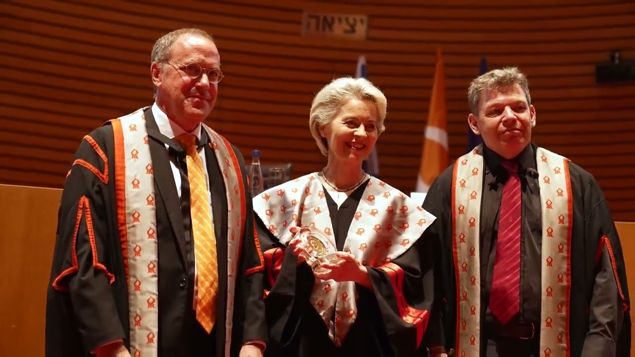 Dr. Ursula Von Der Leyen - Honorary Doctorate Recipient at Ben-Gurion University