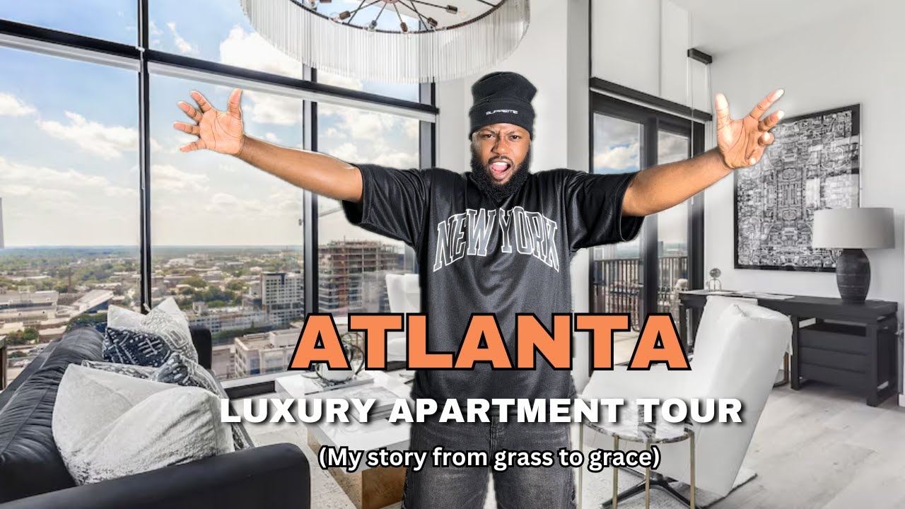 MY FULLY FURNISHED LUXURY APARTMENT TOUR IN ATLANTA!!! | Amazon & TikTok Finds