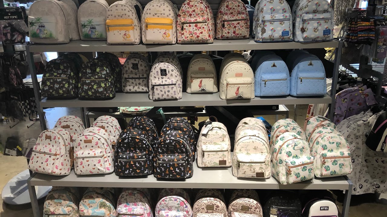 Disney Loungefly backpacks inside Hot Topic/Hot Topic & Hot Cash Haul