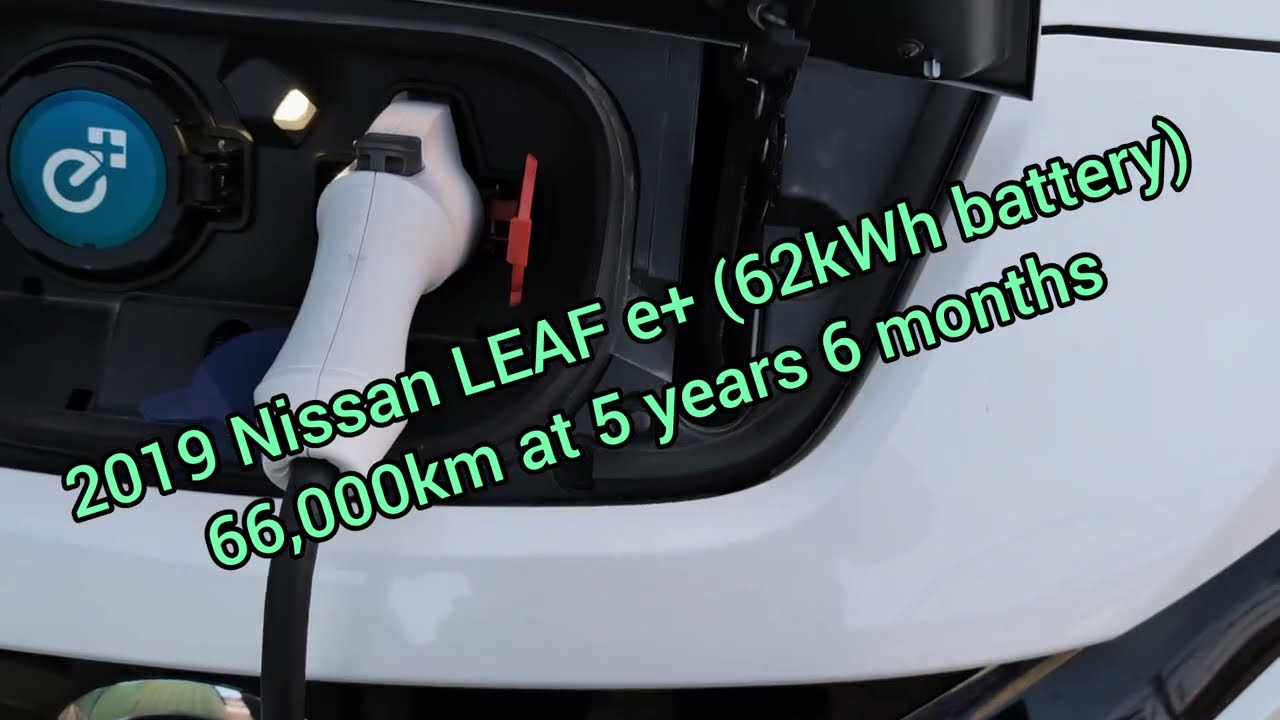 2019 Nissan LEAF e+ (62kWh battery)66,000km at 5 years 6 months. 日産リーフe+のフル充電での定点観測(5年6ヶ月66,000km)