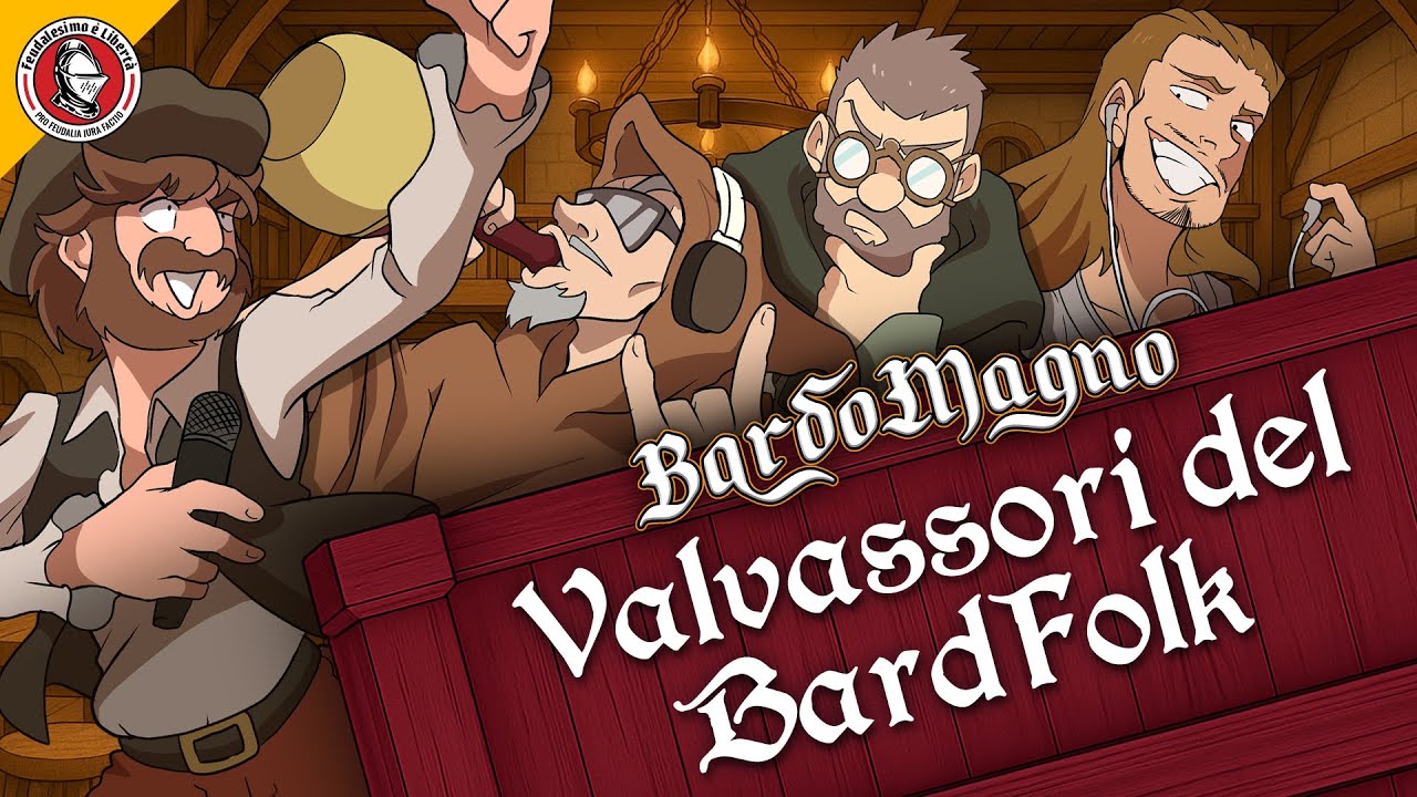 BardoMagno - Valvassori Del BardFolk (Lyrics Video By @Badafrart )