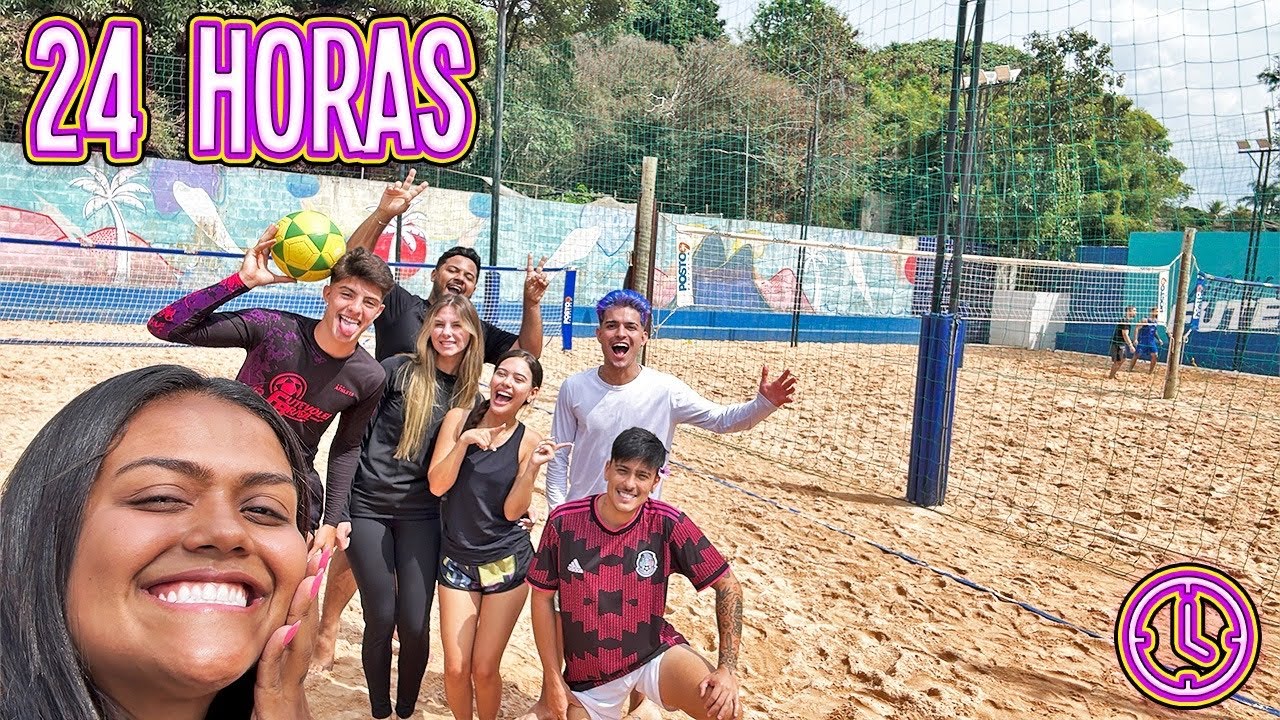 24 HORAS NA QUADRA DE AREIA !!!