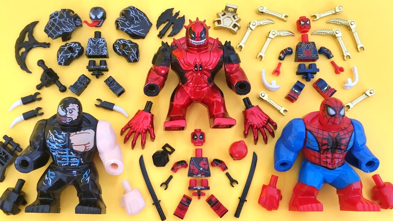 Lego VENOM VS Spiderman | Deadpool | Minifigures Lego Unofficial 