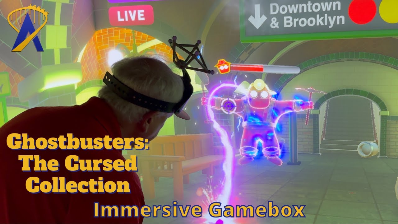 Playing Ghostbusters: The Cursed Collection at Immersive Gamebox