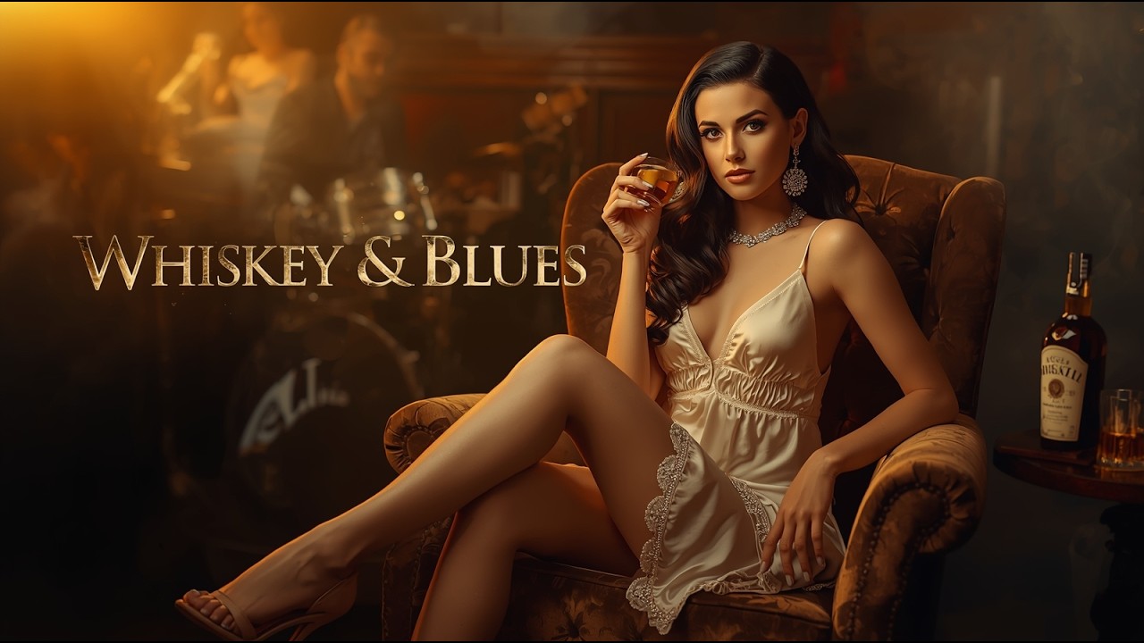 Deep Classic Whiskey Blues 🌙 Nostalgic Slow Blues Guitar for a Calm Timeless Night
