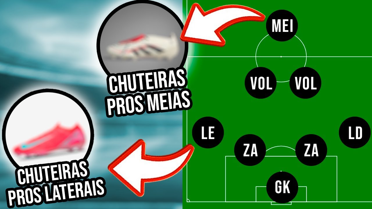 MELHORES CHUTEIRAS pra CADA POSIÇÃO!!