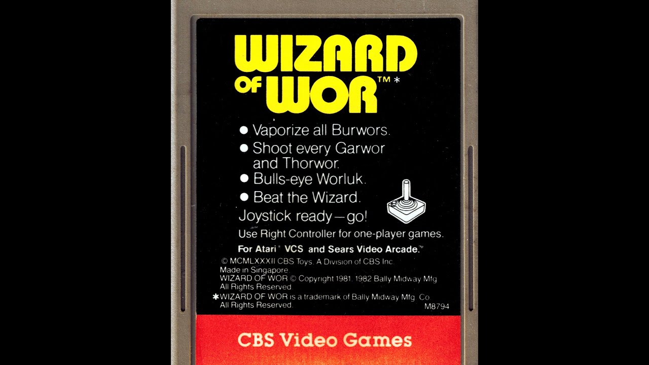 Wizard of Wor Atari 2600 Livestream