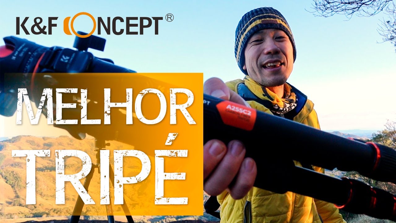 O MELHOR tripé de viagens da K&F Concept NO CAMPO! [Tripé A255C2]