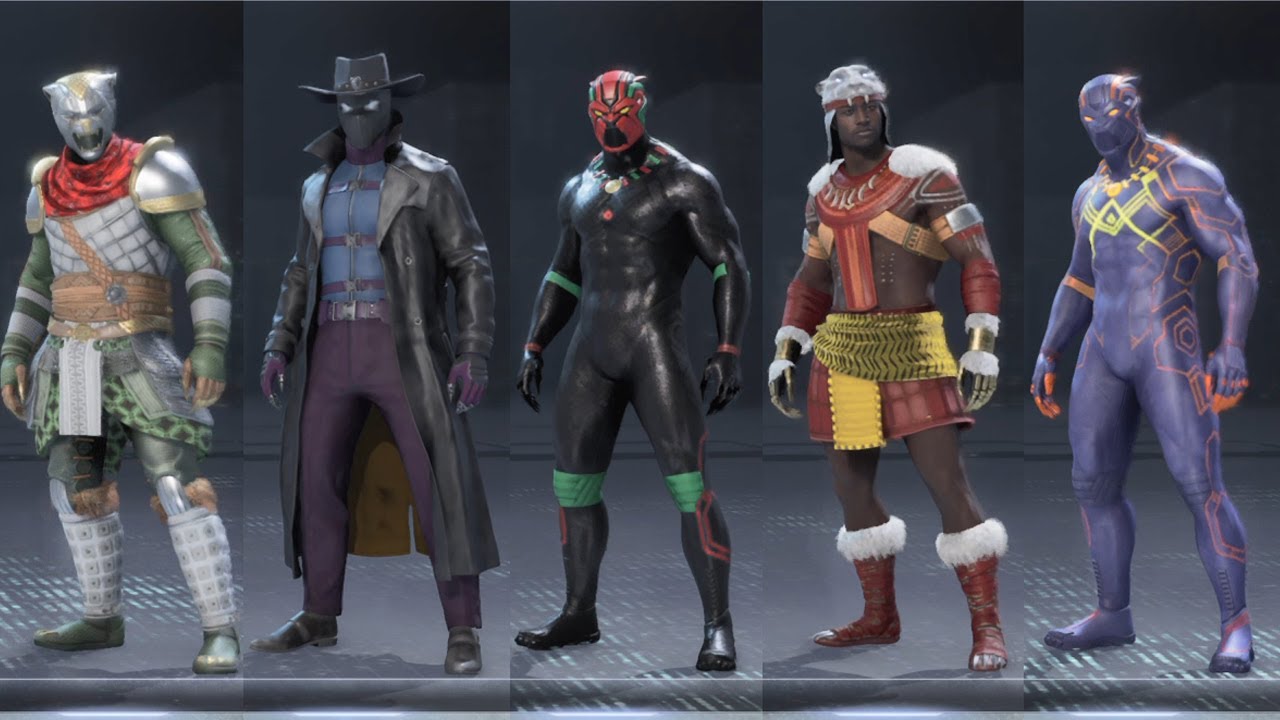 Black Panther: EVERY SINGLE Suit in War For Wakanda DLC (Marvel's Avengers)