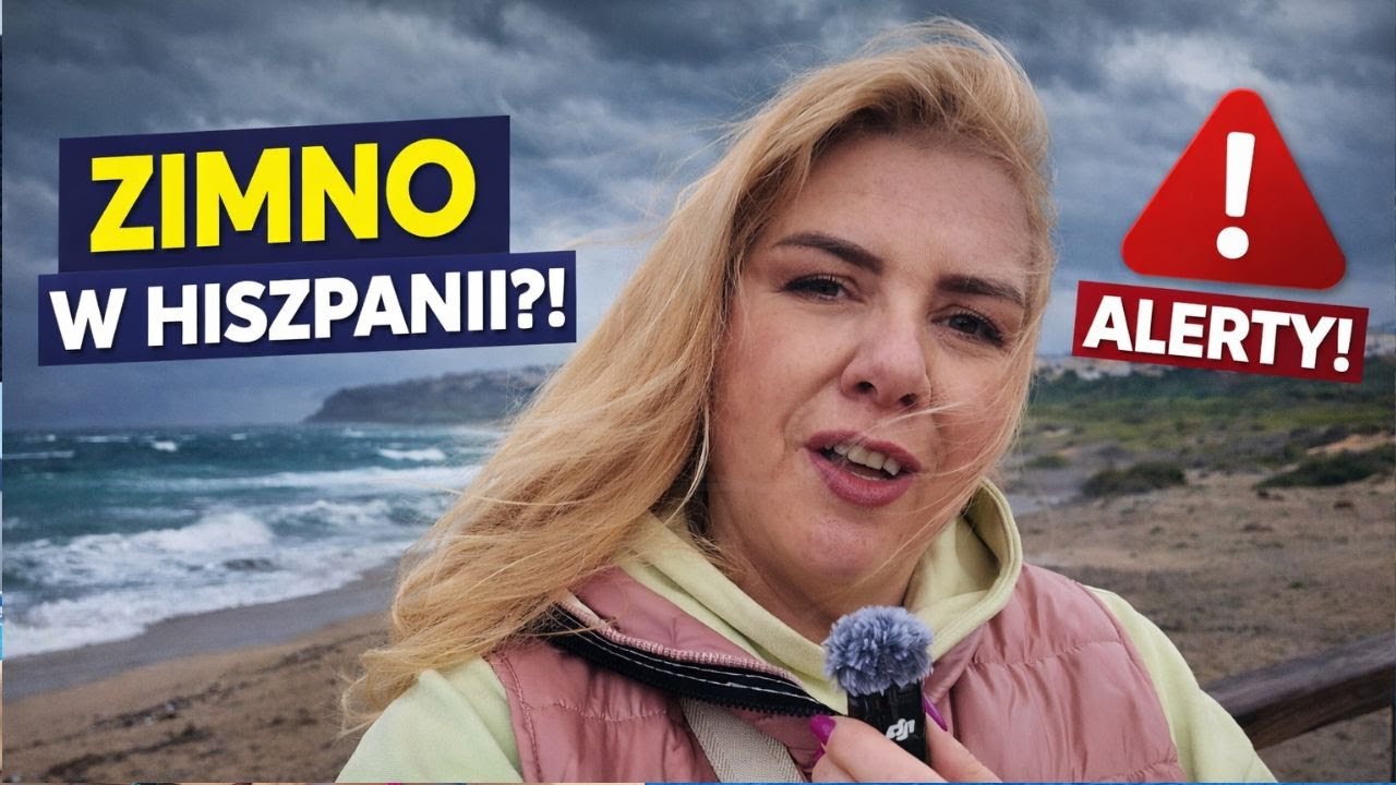 ZIMNO, WIATR I ALERTY w Hiszpanii!!! Co dzieje się z pogodą nad morzem?