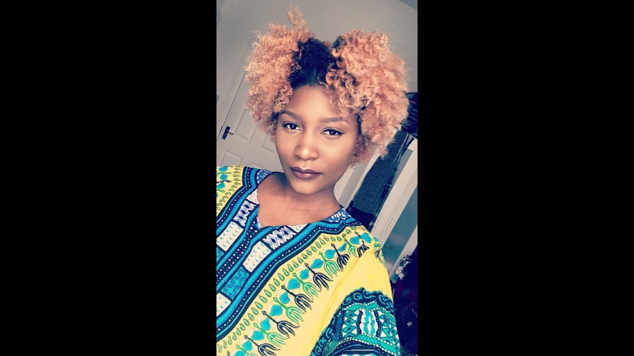 Natural hair (4c) protective style : Twist-out