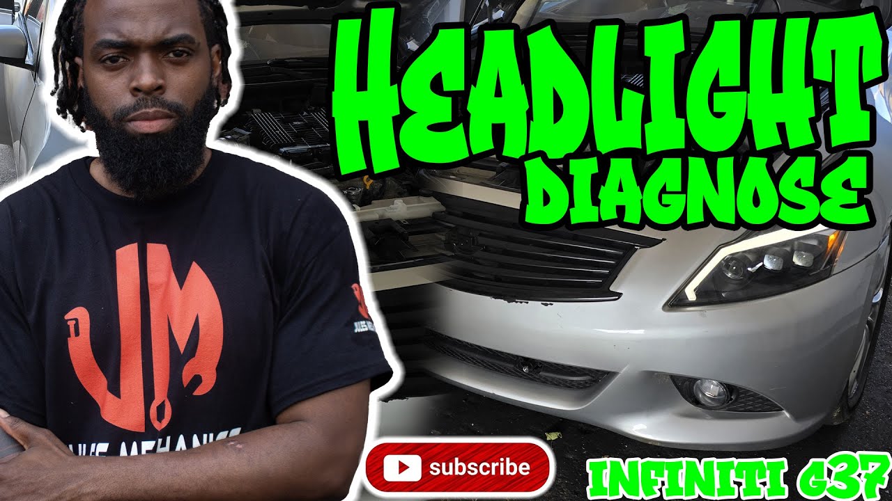 Не работают фары? Как починить фары на Infiniti G37?